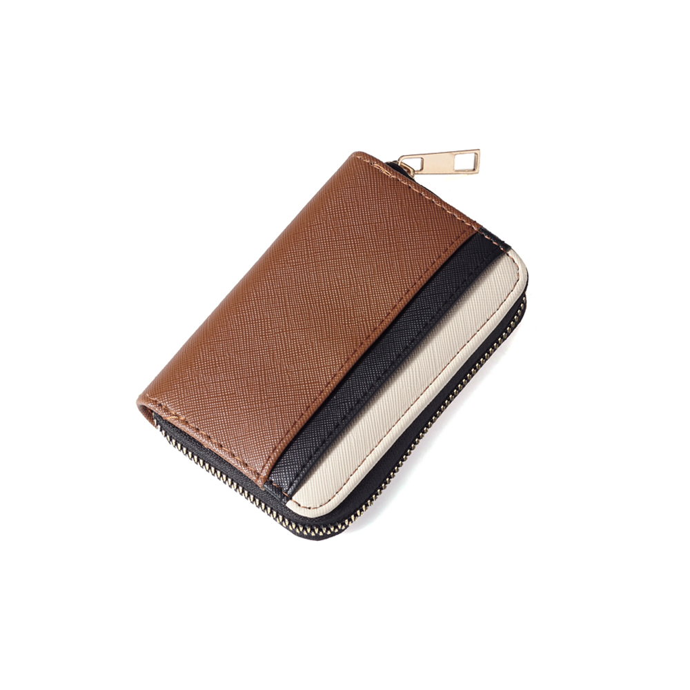 Short Size Women Card Holders Faux Leather Coin Purses side